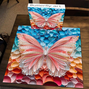 Pieci di puzzle arte farfalla 1000 pezzi
